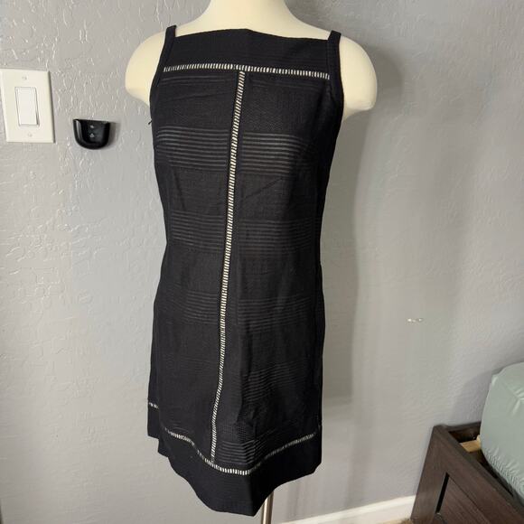 Martin Grant Mini Crochet Dress, Black/White, Medium - Picture 1 of 6